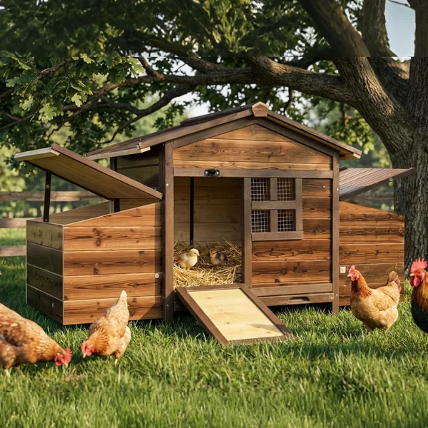 Chicken Coop with Nesting Boxes