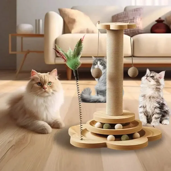 4-in-1 Cat Scratching Toy