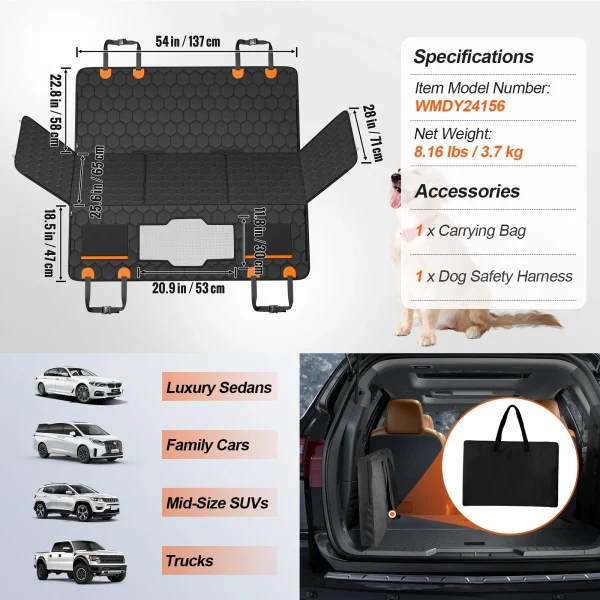 SucceBuy Dog Car Seat Extender