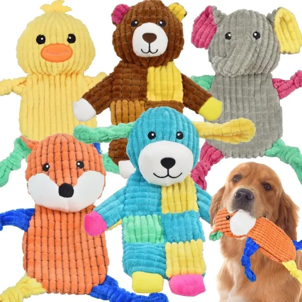5 Pcs Squeaky Dog Toys Dog for All Sizes