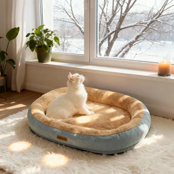 Washable Calming Sofa Cat, Dog Pet Bed
