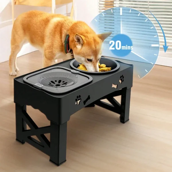 Raised Dog Bowl Stand Anti Slip Feet