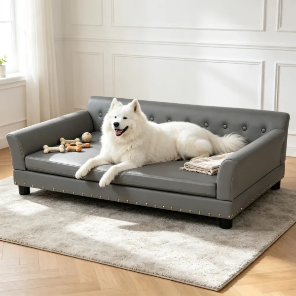 Couch Bed Microfiber Leather Cover