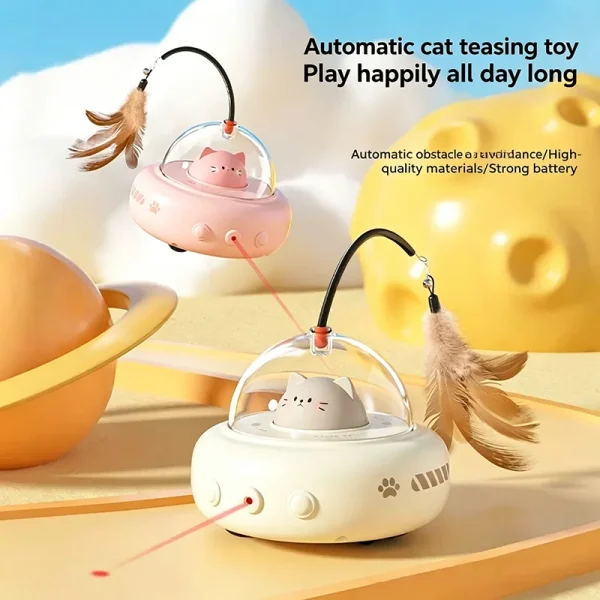 Smart Automatic Cat Teaser Stick Toy Electric