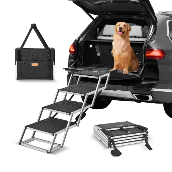 Portable Pet Steps Lightweight Aluminum  150 lbs